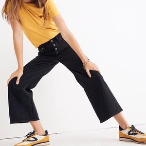 Madewell wife leg crop lunar wash